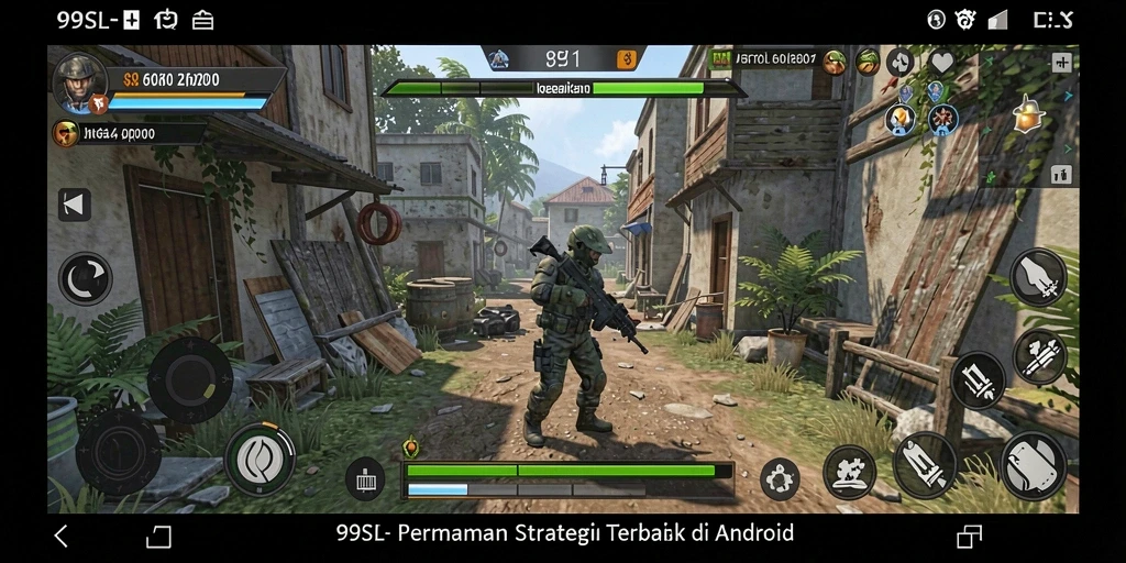 Screenshot dari gameplay strategis yang mendebarkan di 99SL.