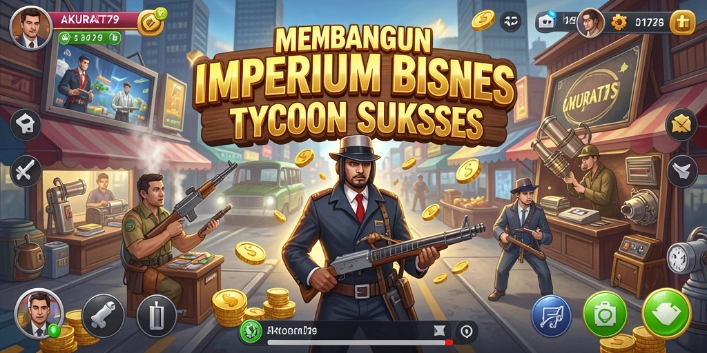 Menampilkan gameplay seru dalam AKURAT79 yang melibatkan strategi bisnis.