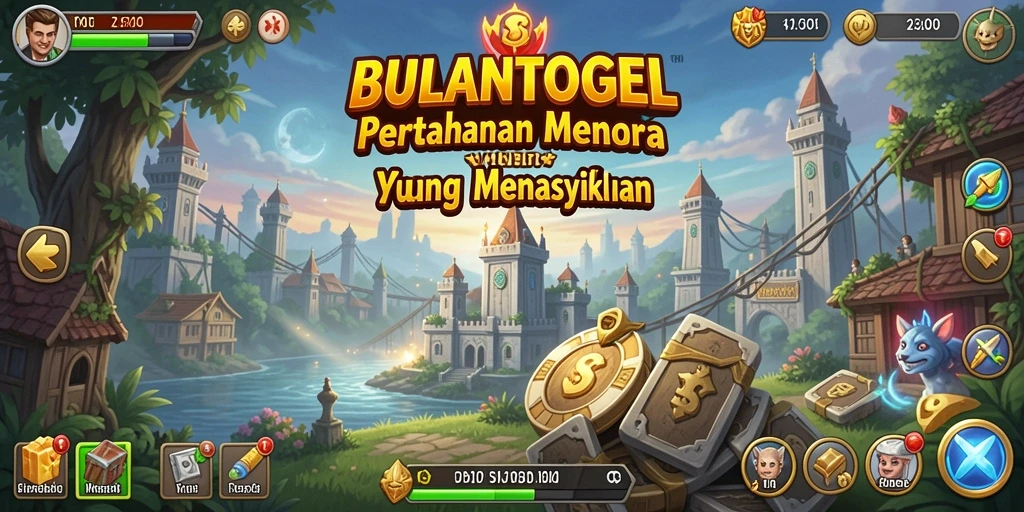 Tampilan seru permainan Tower Defense yang menantang.