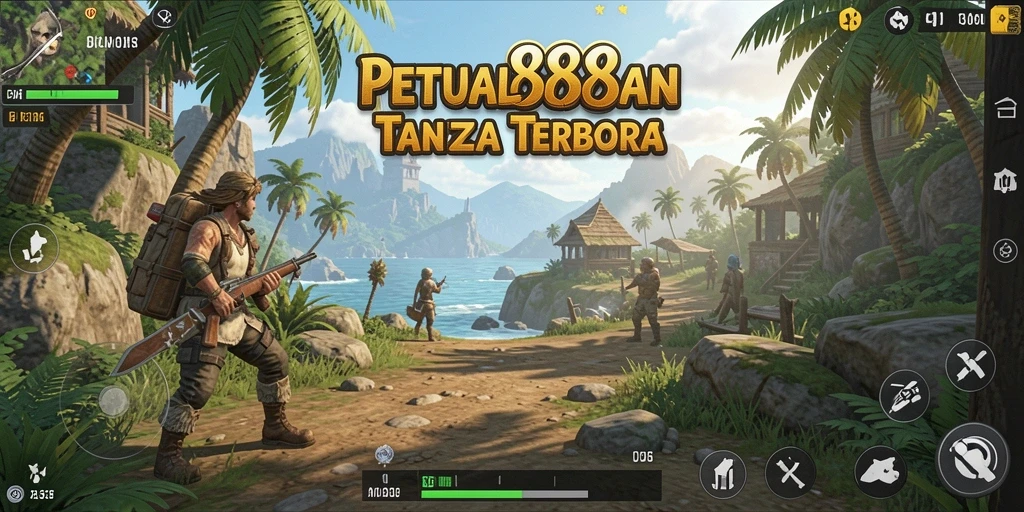 Tangkapan layar gameplay BW888 menampilkan dunia terbuka yang luas dan kaya akan detail.