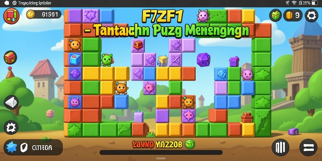 Tampilan gameplay F7F7 yang menarik dan menantang.