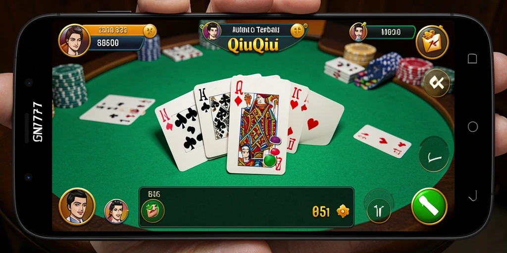 Gameplay QiuQiu yang menegangkan dan seru.