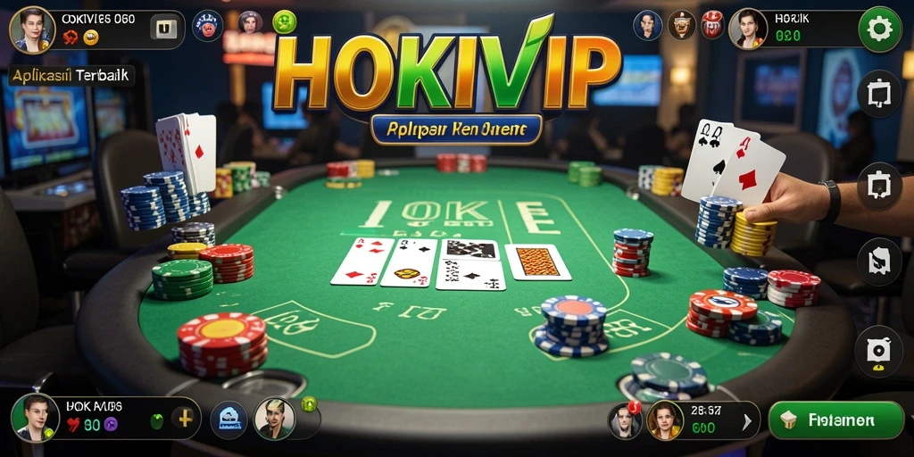 Gameplay Poker yang menarik di HOKIVIP dengan grafis menawan.