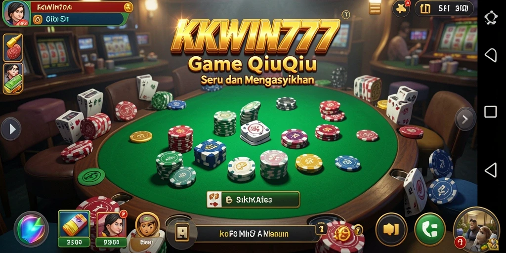 Tampilan menarik gameplay QiuQiu yang seru.