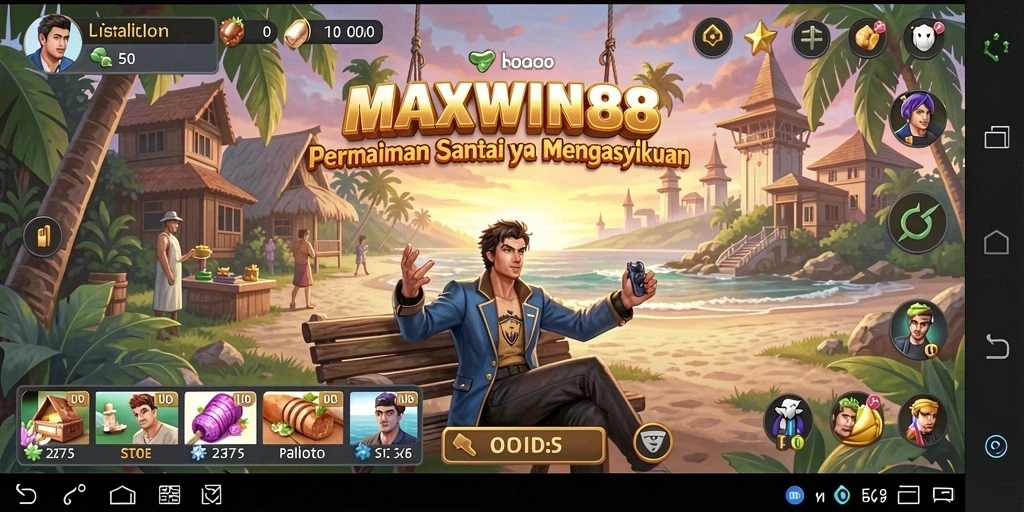 Tampilan gameplay santai dari MAXWIN88 yang menghibur.
