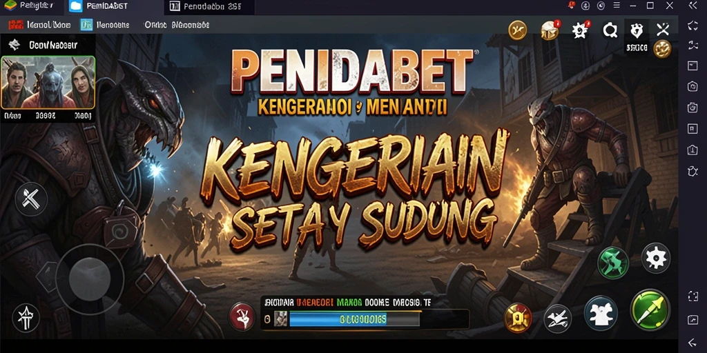 Tampilan gameplay PENIDABET yang penuh dengan kengerian