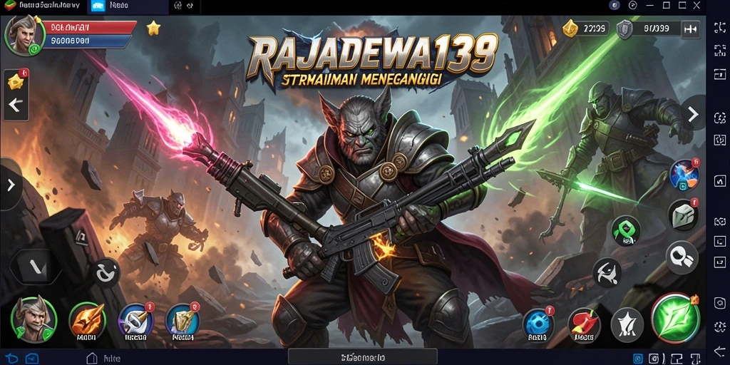 Screenshot gameplay RAJADEWA138 menampilkan aksi strategi yang seru.