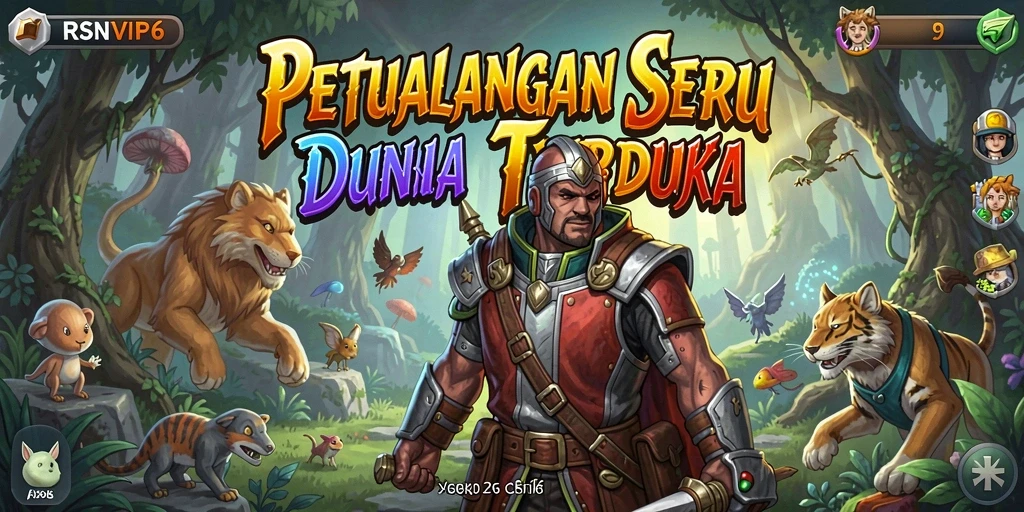 Tangkapan layar gameplay RSNVIP6 dengan aksi petualangan yang mendebarkan.