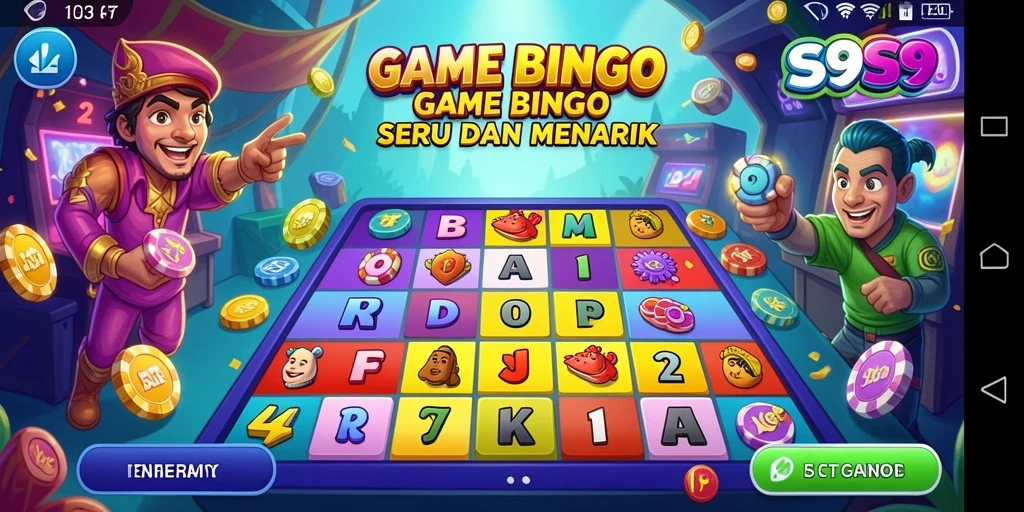 Tampilan gameplay S9S9 dengan pengalaman Bingo yang seru.