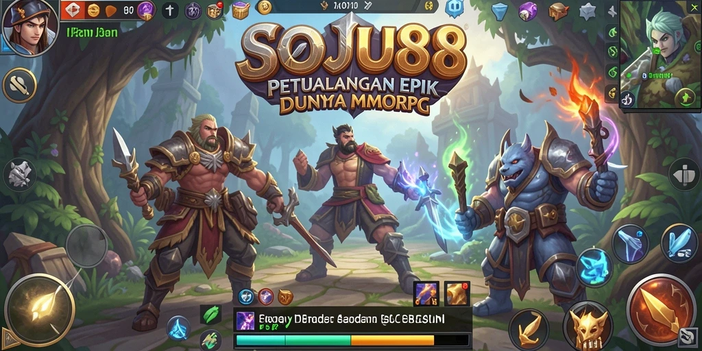 Tampilan gameplay SOJU88 yang menakjubkan di dunia MMORPG.