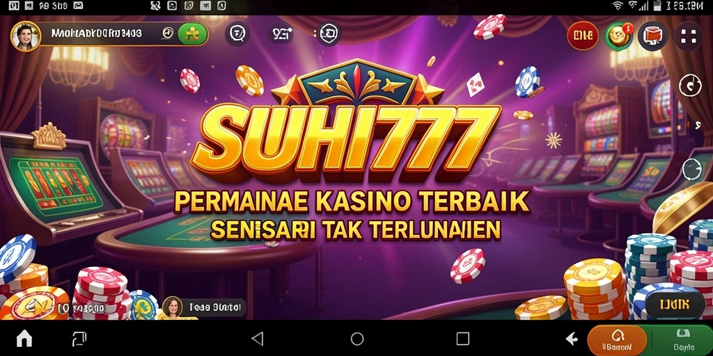 Screenshot gameplay SUHU777 yang menampilkan pengalaman kasino yang mendebarkan.