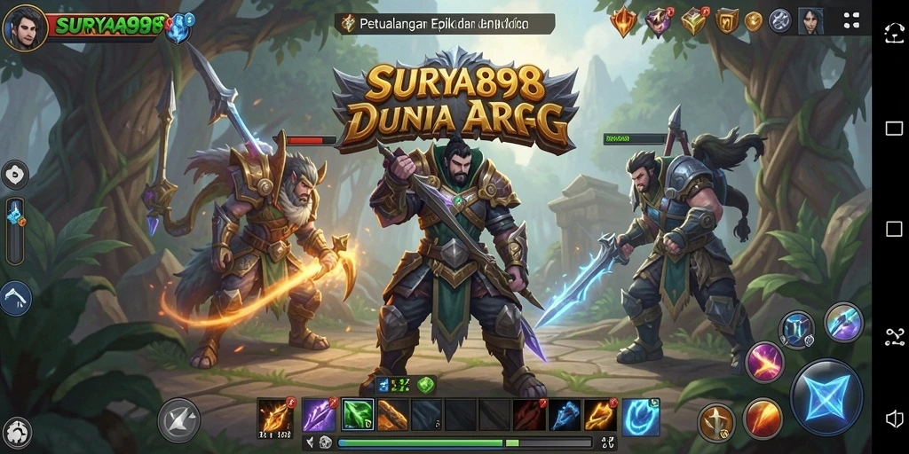 Tampilan gameplay <strong>SURYA898</strong> yang memikat dalam mode ARPG.