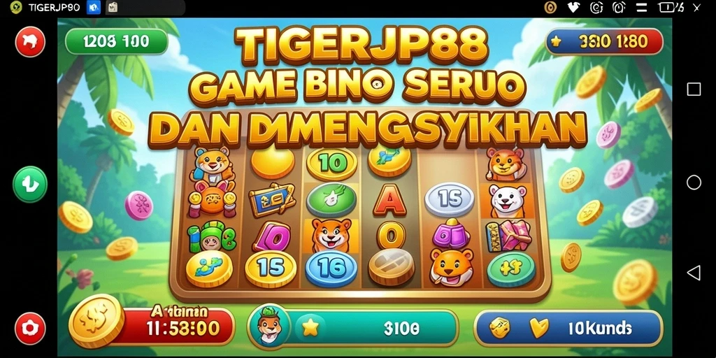 Tampilan gameplay menegangkan dengan kartu Bingo dan interaksi pemain.